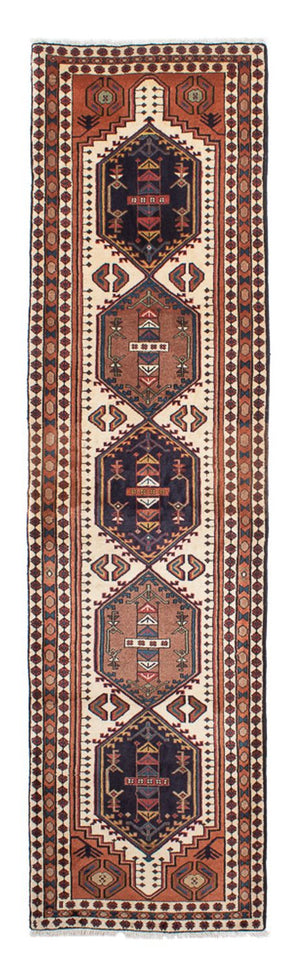 Løber Persisk tæppe - Nomadisk - 307 x 79 cm - beige