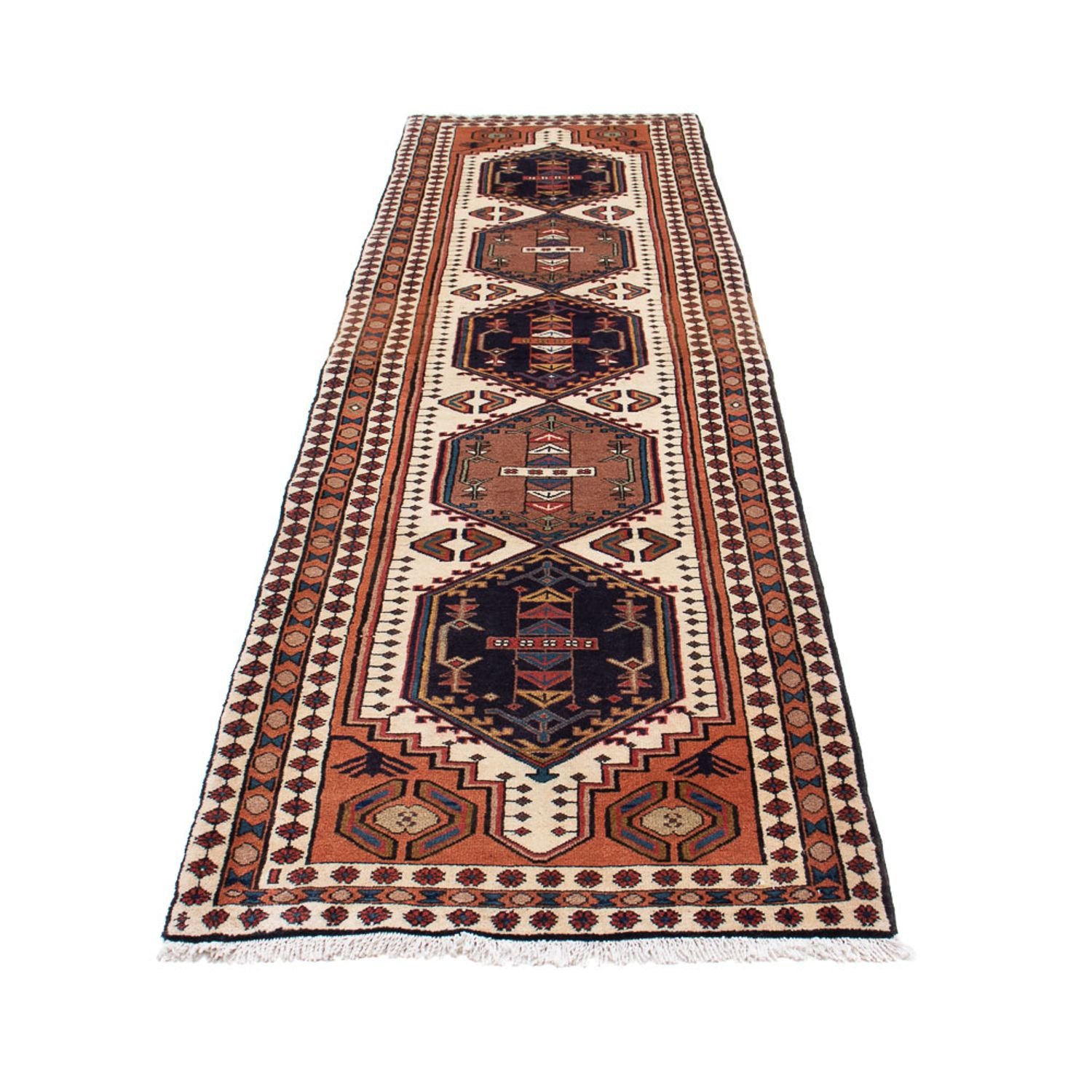 Løber Persisk tæppe - Nomadisk - 307 x 79 cm - beige