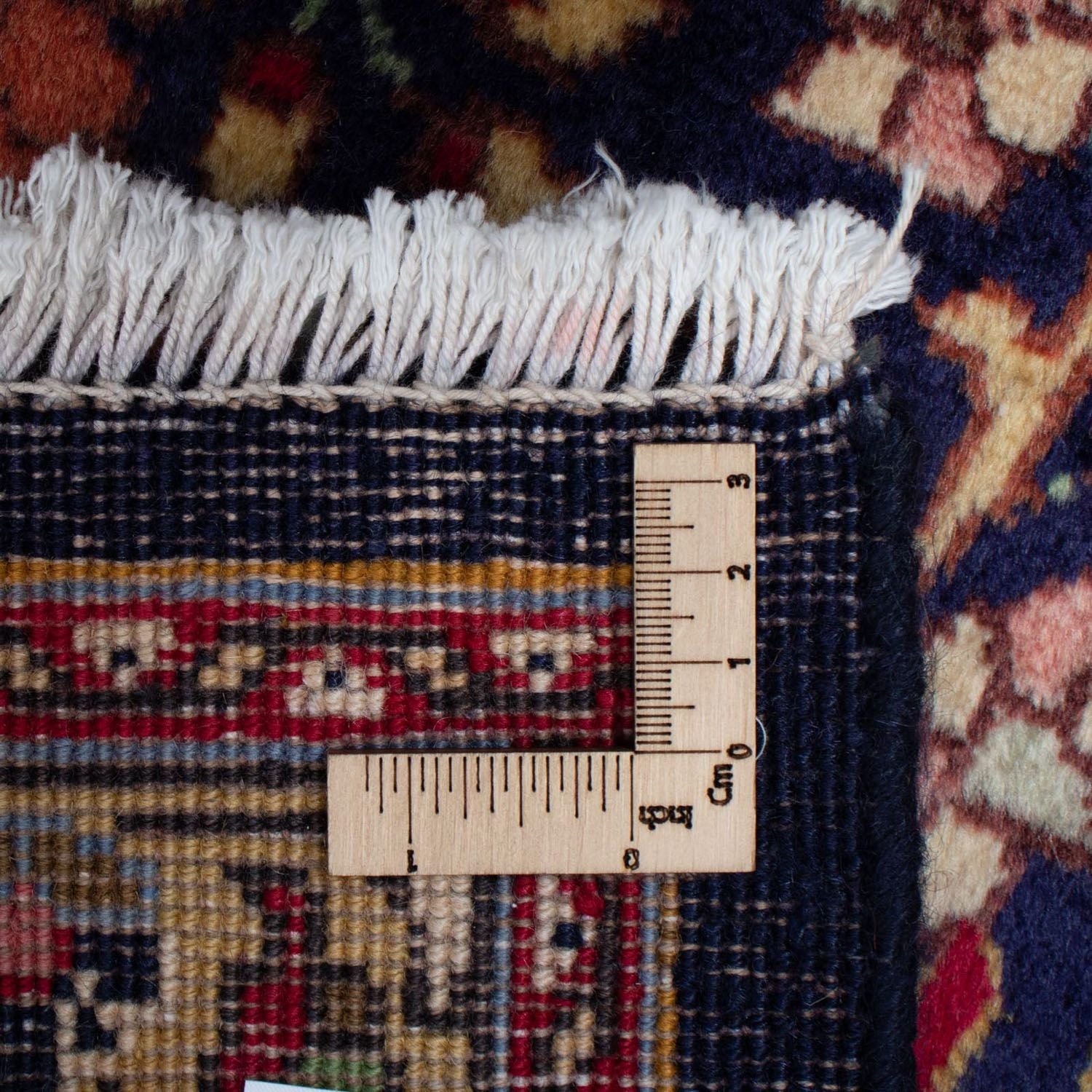 Persisk tæppe - Tabriz - 307 x 200 cm - mørkeblå