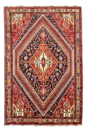 Persisk tæppe - Nomadisk - 262 x 172 cm - lysrød
