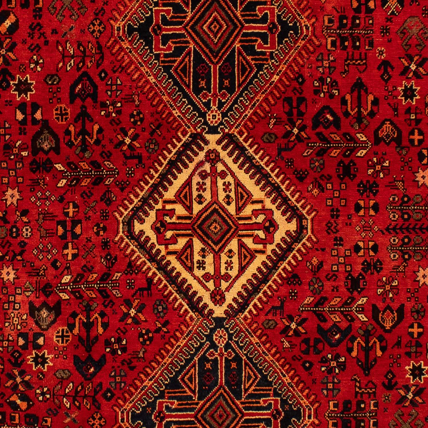 Persisk tæppe - Nomadisk - 289 x 199 cm - mørkerød
