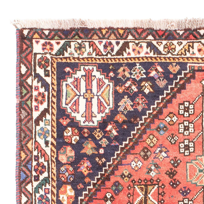 Persisk tæppe - Nomadisk - 151 x 106 cm - lysrød