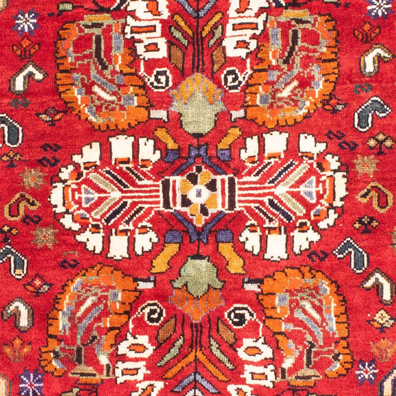 Persisk tæppe - Nomadisk - 166 x 114 cm - mørkerød