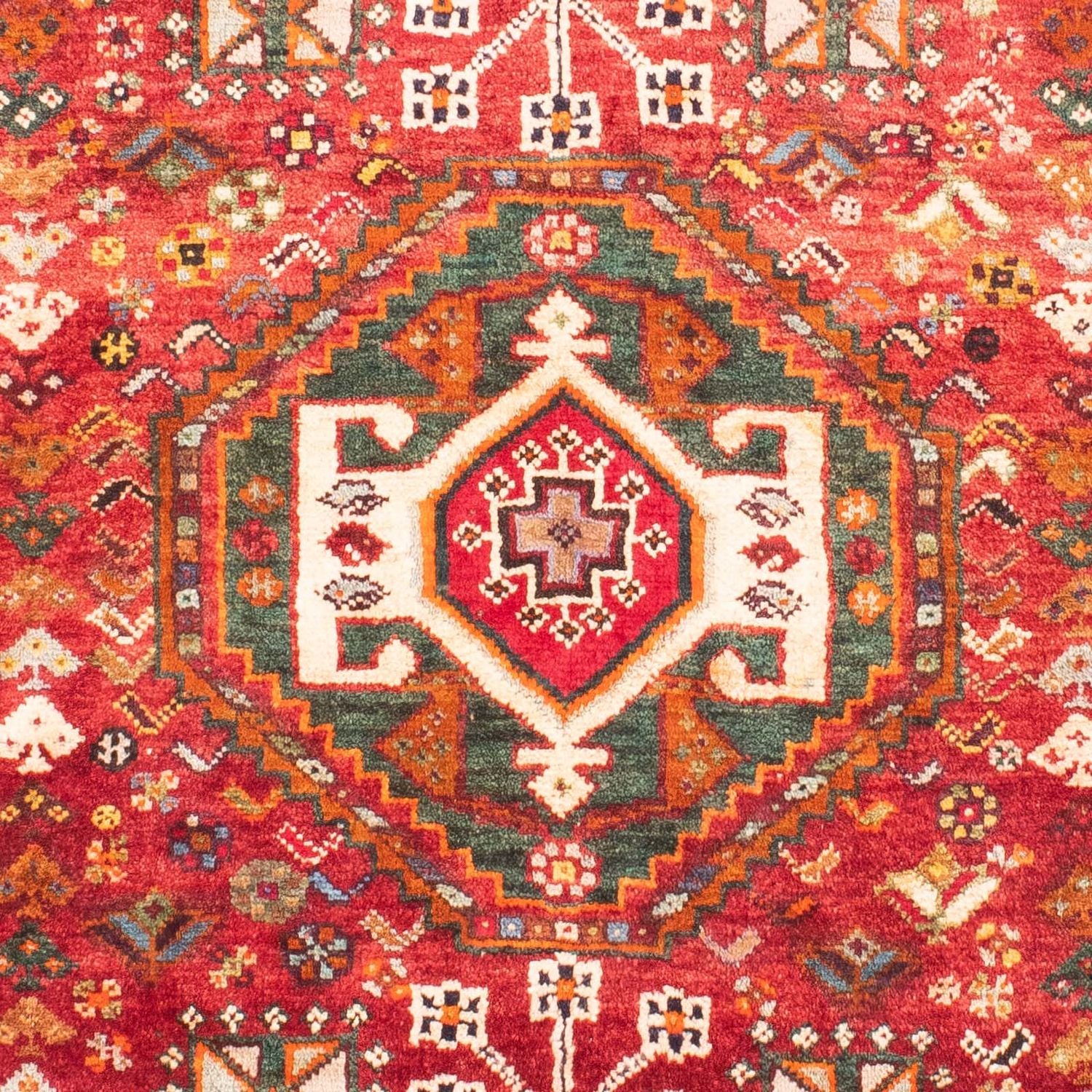 Persisk tæppe - Nomadisk - 171 x 110 cm - mørkerød