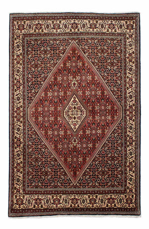 Persisk tæppe - Bijar - 254 x 176 cm - brun