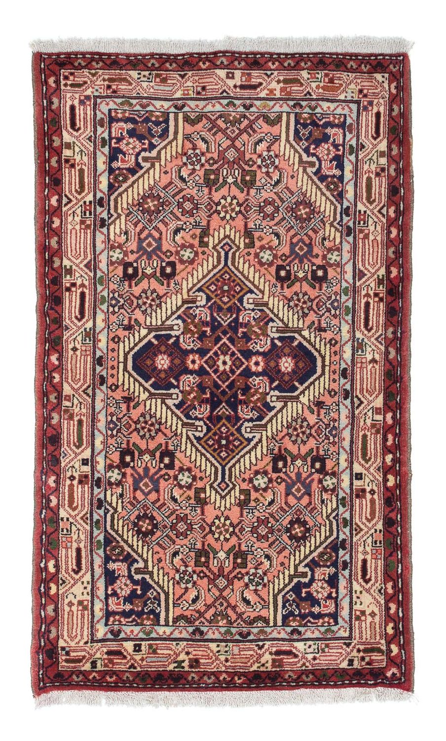 Persisk tæppe - Nomadisk - 130 x 78 cm - laks