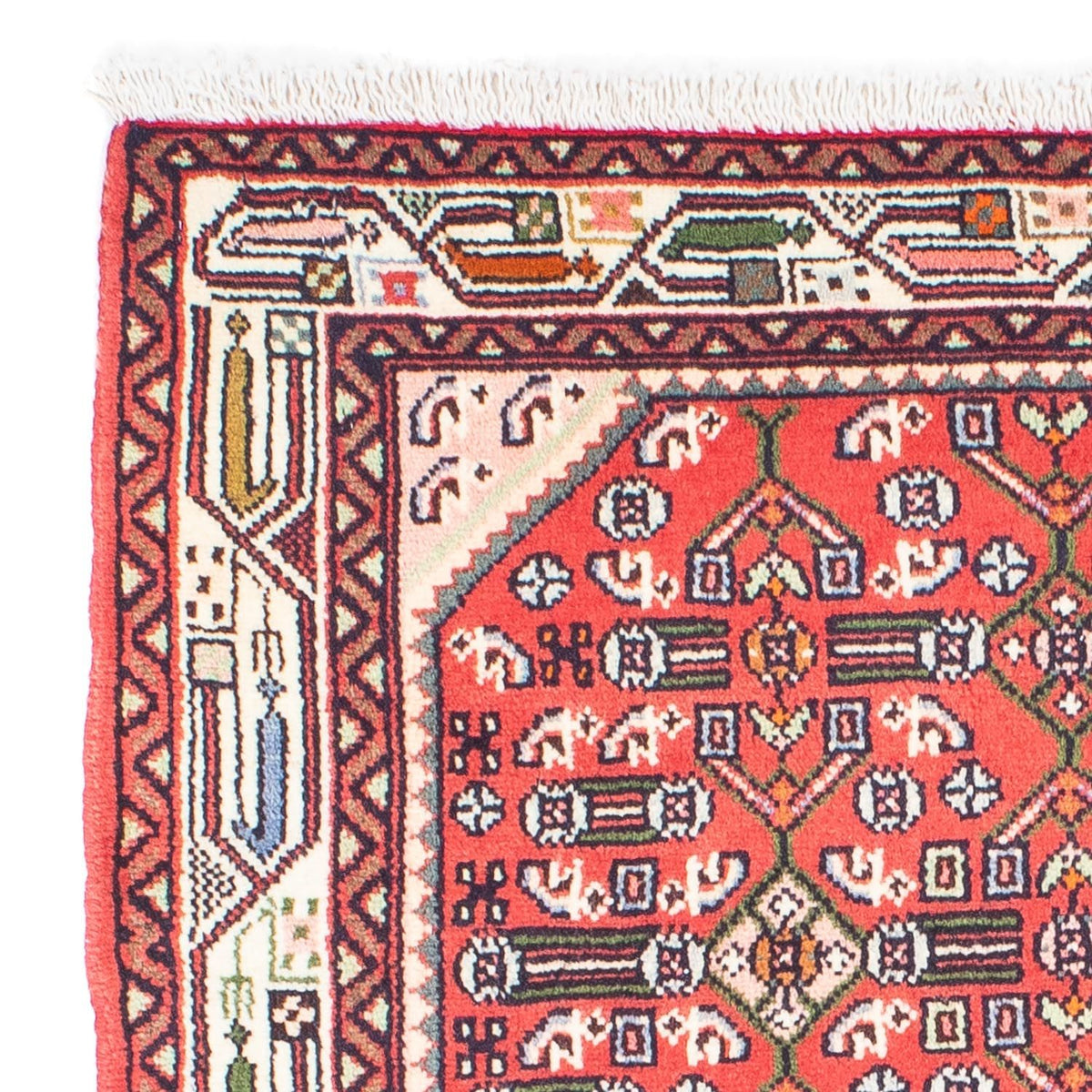 Persisk tæppe - Nomadisk - 148 x 102 cm - rød