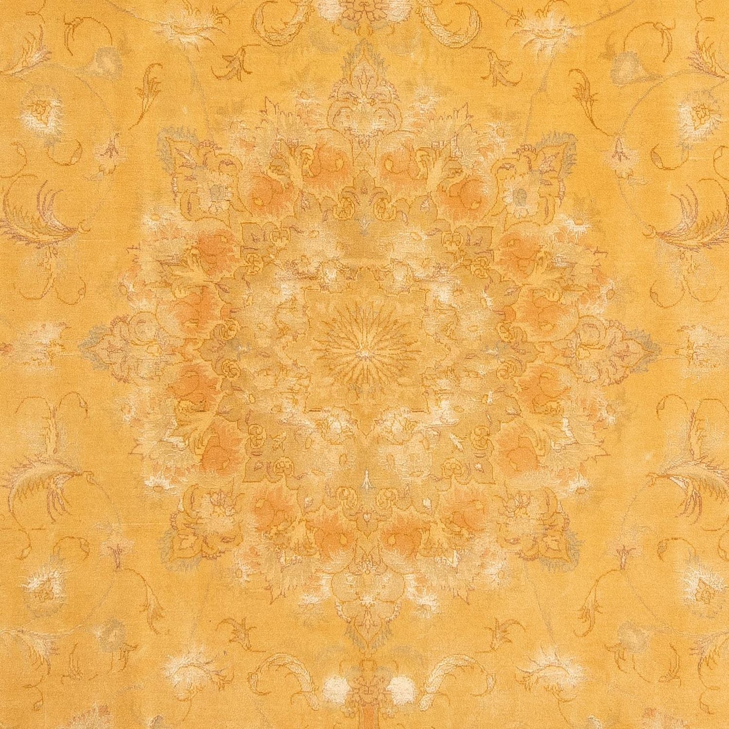 Persisk tæppe - Tabriz - Royal - 302 x 198 cm - guld