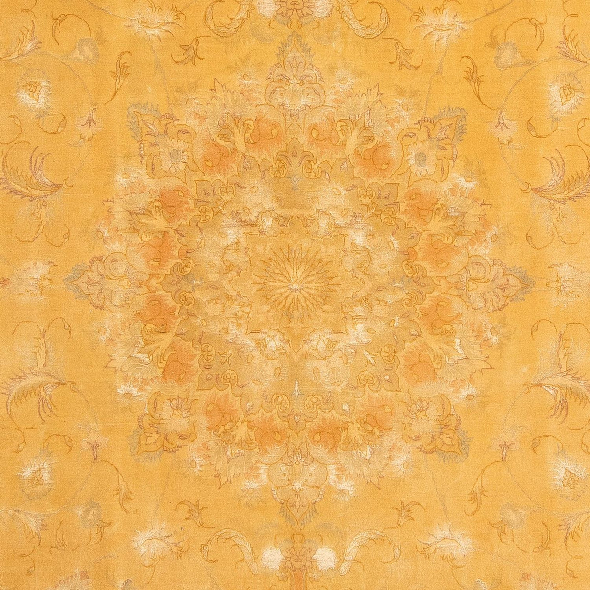 Persisk tæppe - Tabriz - Royal - 302 x 198 cm - guld