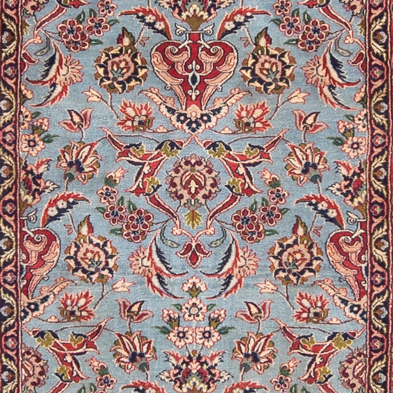 Løber Persisk tæppe - Isfahan - Premium - 415 x 77 cm - flerfarvet