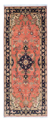 Løber Persisk tæppe - Tabriz - Royal - 206 x 82 cm - rust