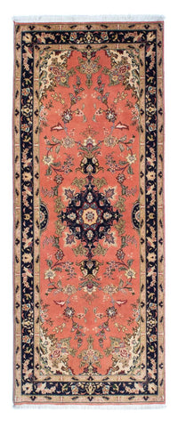 Løber Persisk tæppe - Tabriz - Royal - 206 x 82 cm - rust