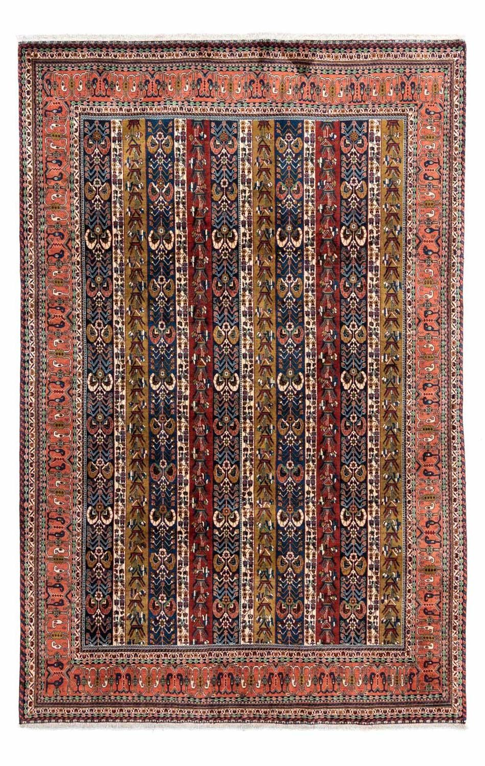Gabbeh-tæppe - Kashkuli Persisk - 295 x 197 cm - lysrød