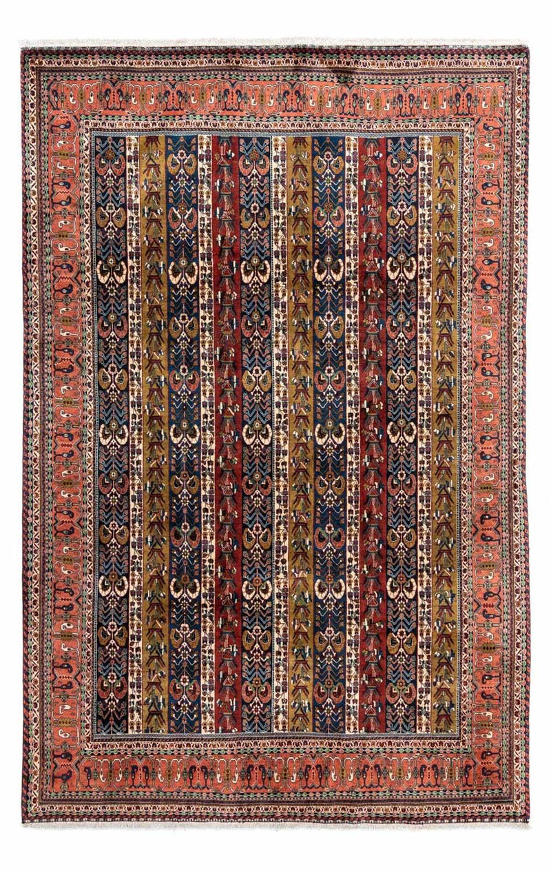 Gabbeh-tæppe - Kashkuli Persisk - 295 x 197 cm - lysrød