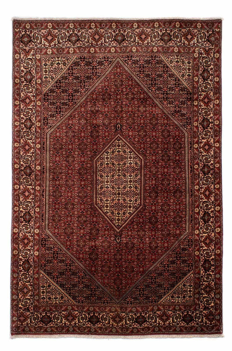 Persisk tæppe - Bijar - 293 x 200 cm - brun