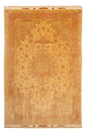 Persisk tæppe - Tabriz - Royal - 300 x 200 cm - guld