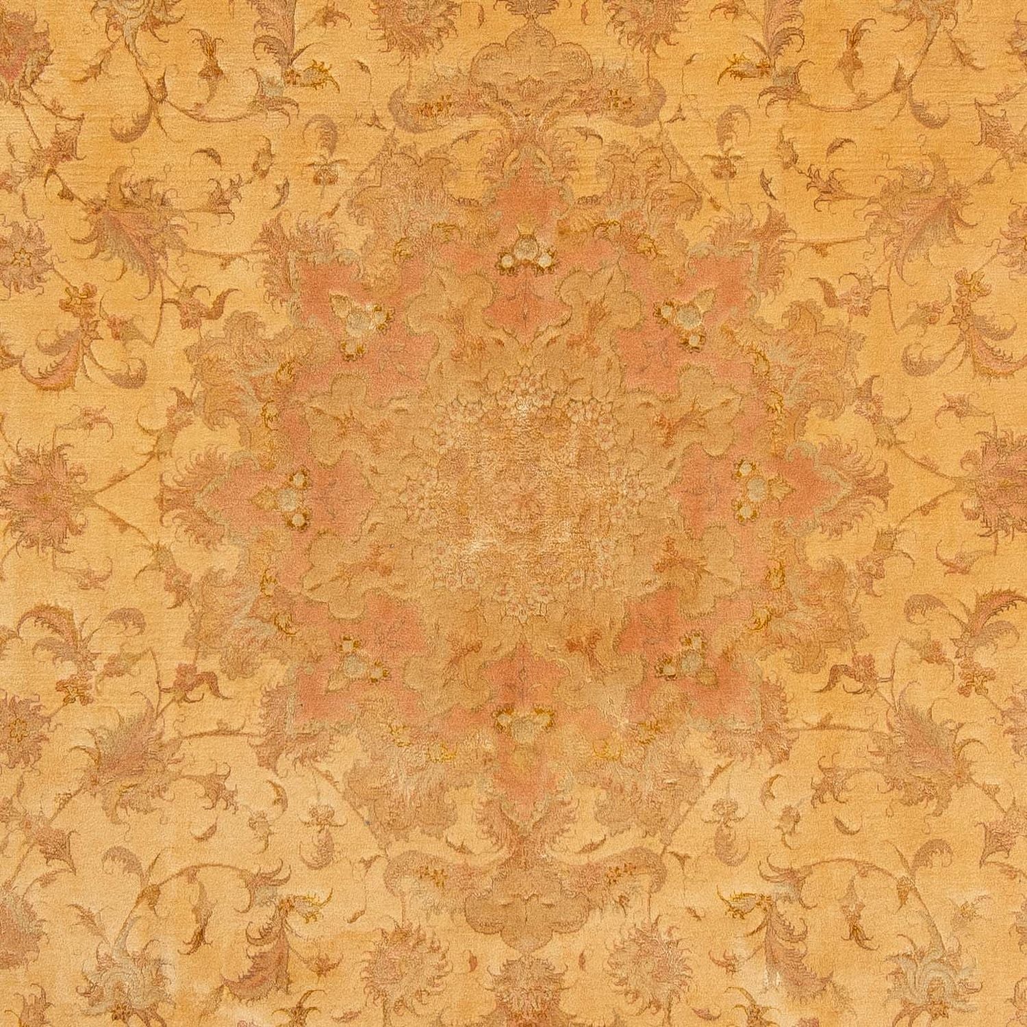 Persisk tæppe - Tabriz - Royal - 300 x 200 cm - guld