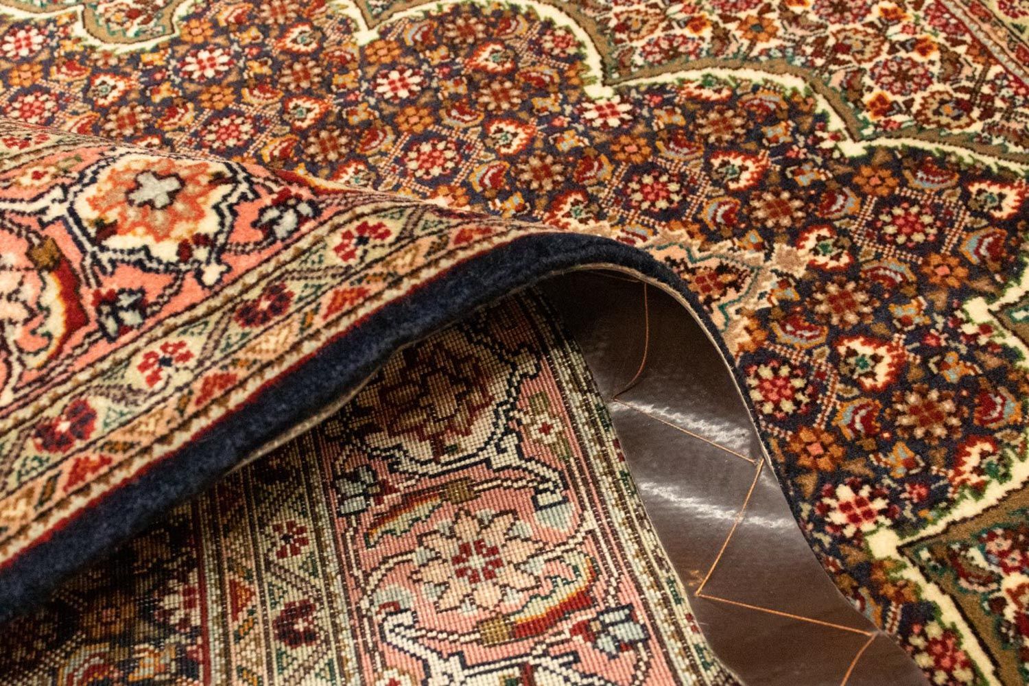 Persisk tæppe - Tabriz - Royal - 148 x 103 cm - mørkeblå