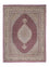 Persisk tæppe - Tabriz - 209 x 153 cm - mørkerød