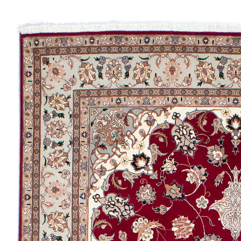 Persisk tæppe - Tabriz - Royal - 238 x 166 cm - mørkerød