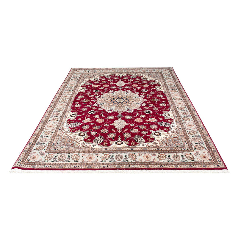 Persisk tæppe - Tabriz - Royal - 238 x 166 cm - mørkerød