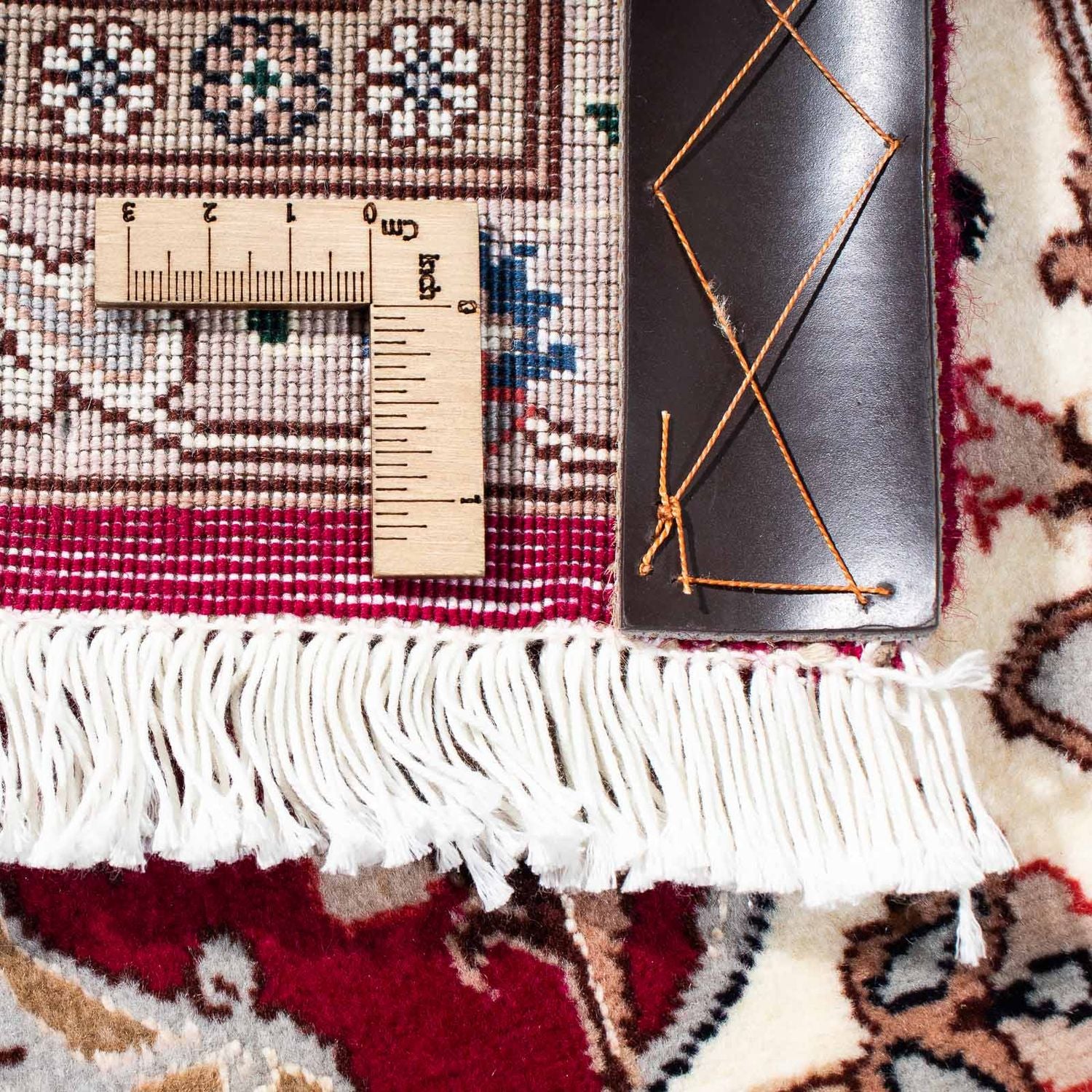 Persisk tæppe - Tabriz - Royal - 238 x 166 cm - mørkerød