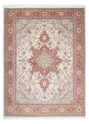 Persisk tæppe - Tabriz - Royal - 205 x 150 cm - beige