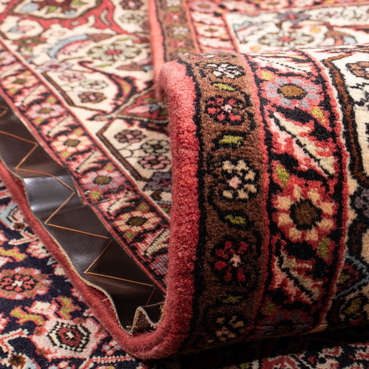 Persisk tæppe - Bijar - 340 x 252 cm - brun