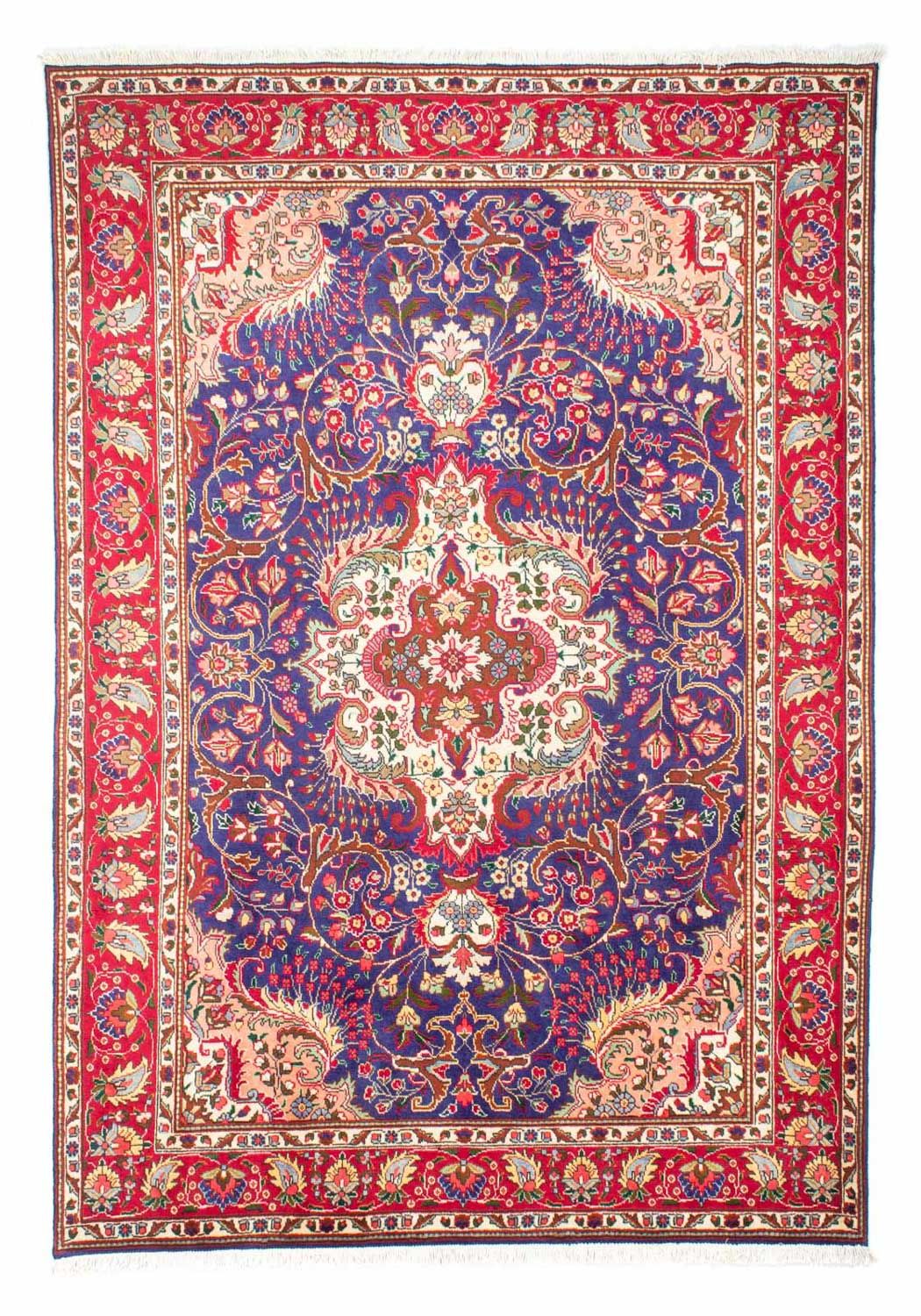 Persisk tæppe - Tabriz - 297 x 208 cm - rød