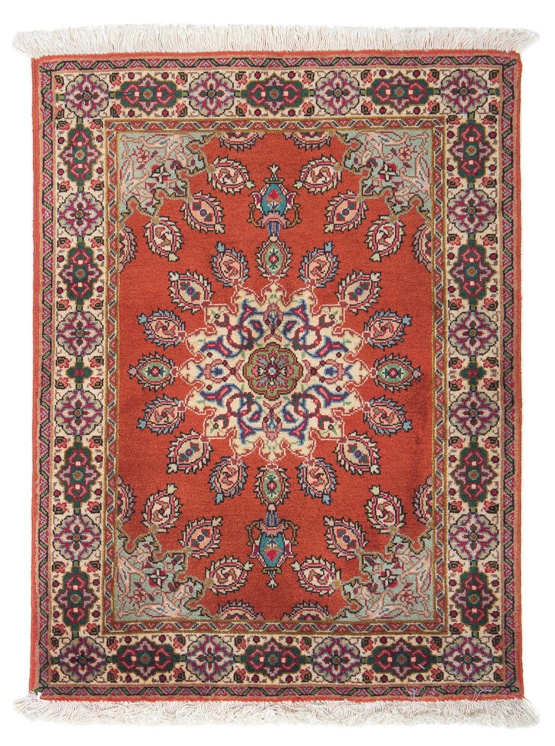 Persisk tæppe - Tabriz - 84 x 61 cm - rust