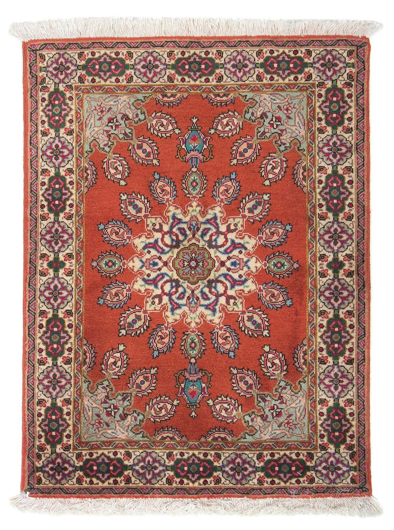 Persisk tæppe - Tabriz - 84 x 61 cm - rust