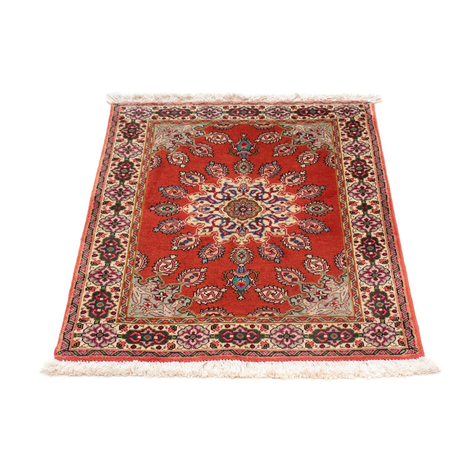 Persisk tæppe - Tabriz - 84 x 61 cm - rust