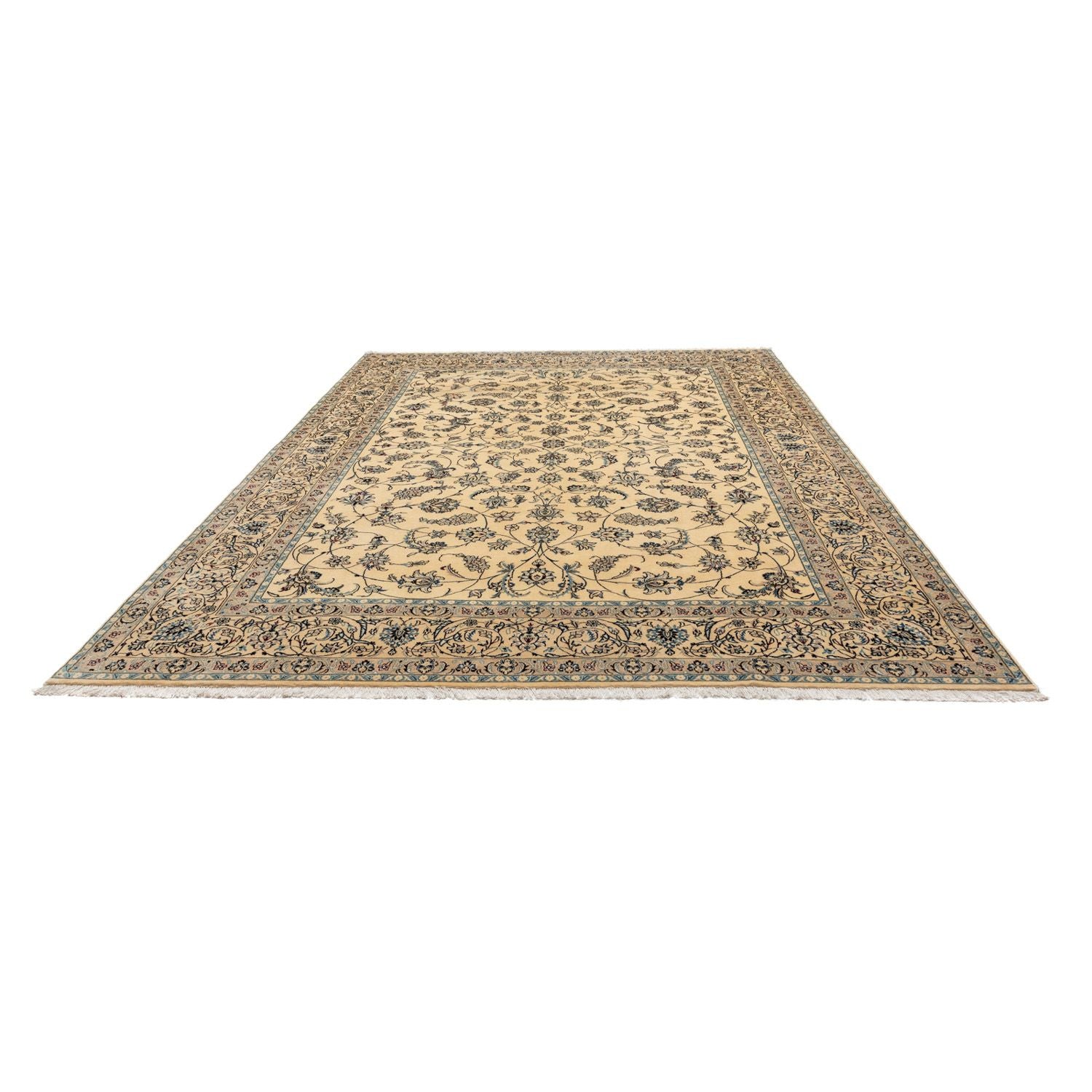 Persisk tæppe - Nain - Royal - 348 x 251 cm - beige