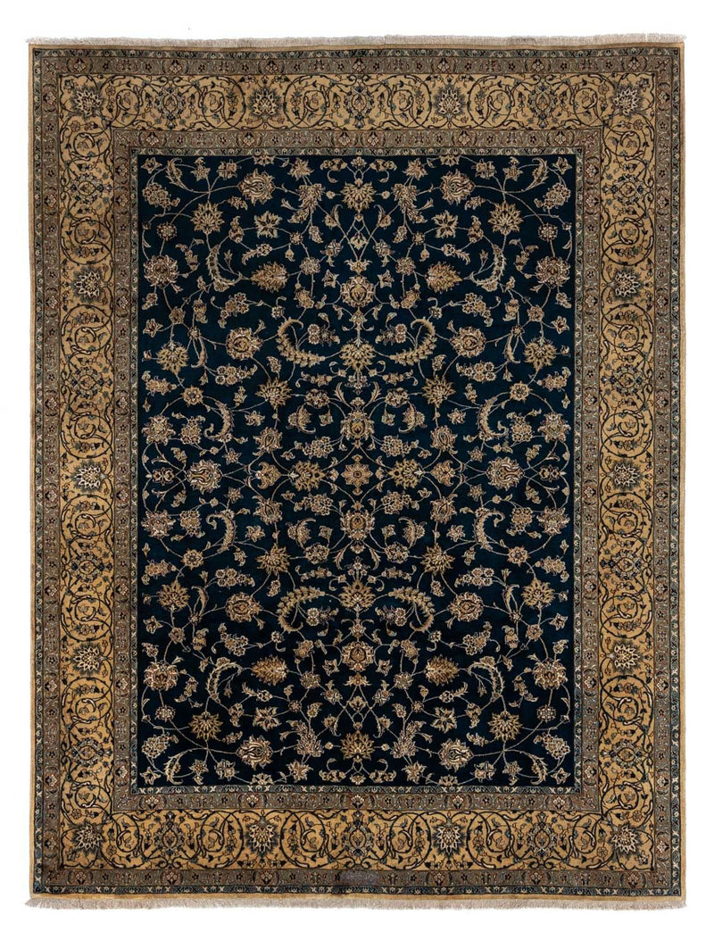 Persisk tæppe - Nain - Royal - 339 x 250 cm - mørkeblå