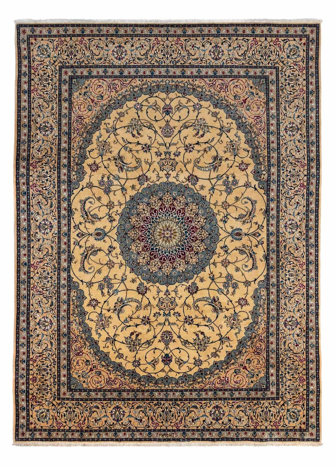 Persisk tæppe - Nain - Royal - 348 x 250 cm - beige