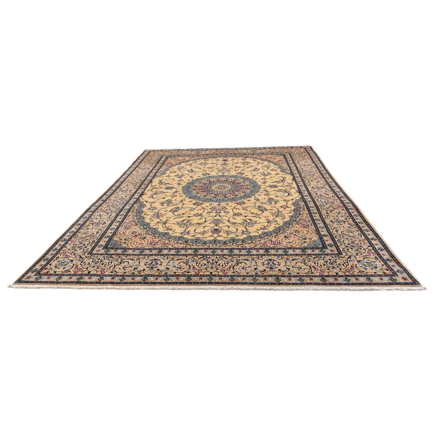 Persisk tæppe - Nain - Royal - 348 x 250 cm - beige