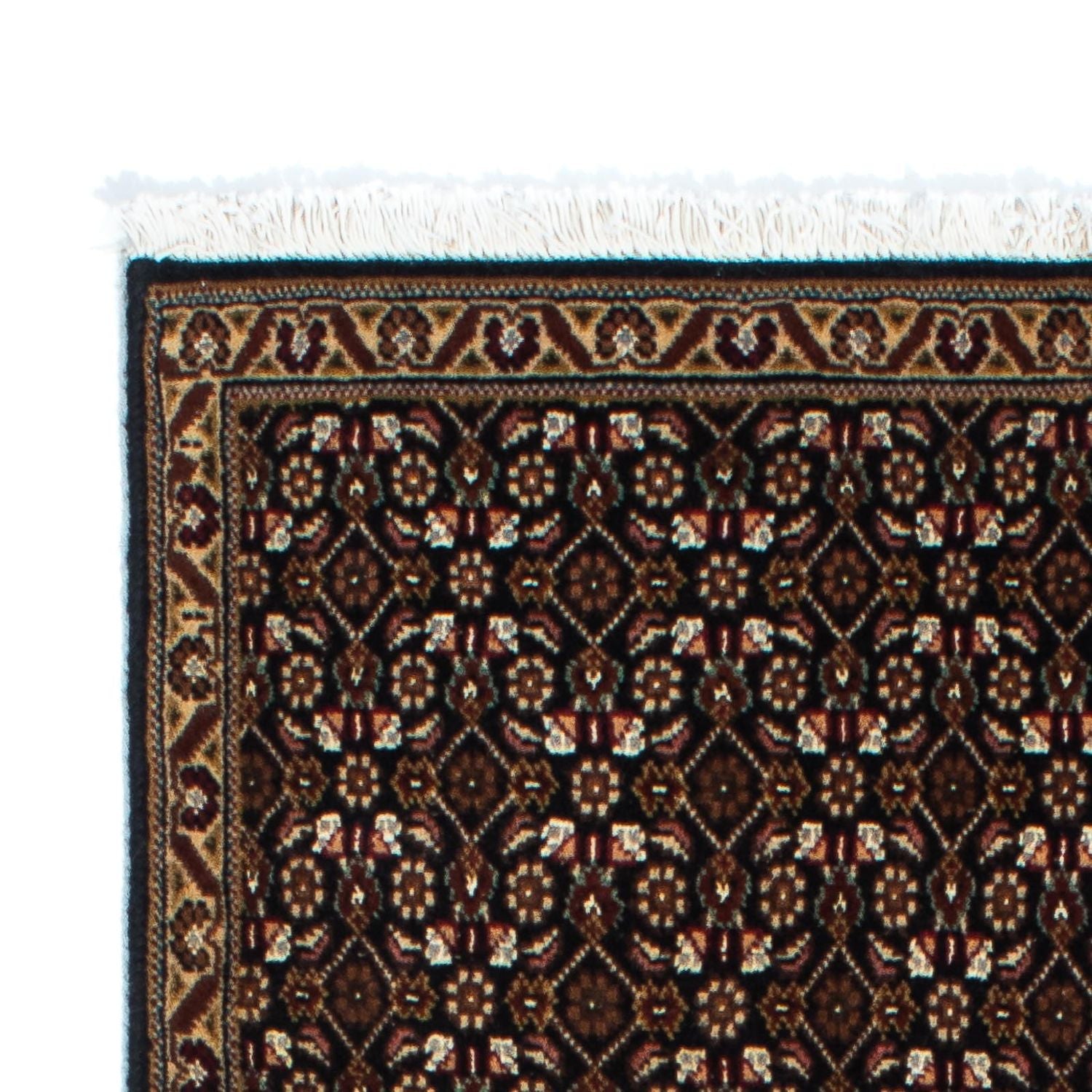 Løber Persisk tæppe - Tabriz - 204 x 74 cm - mørkeblå