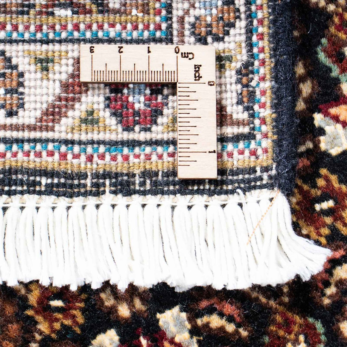 Løber Persisk tæppe - Tabriz - 204 x 74 cm - mørkeblå