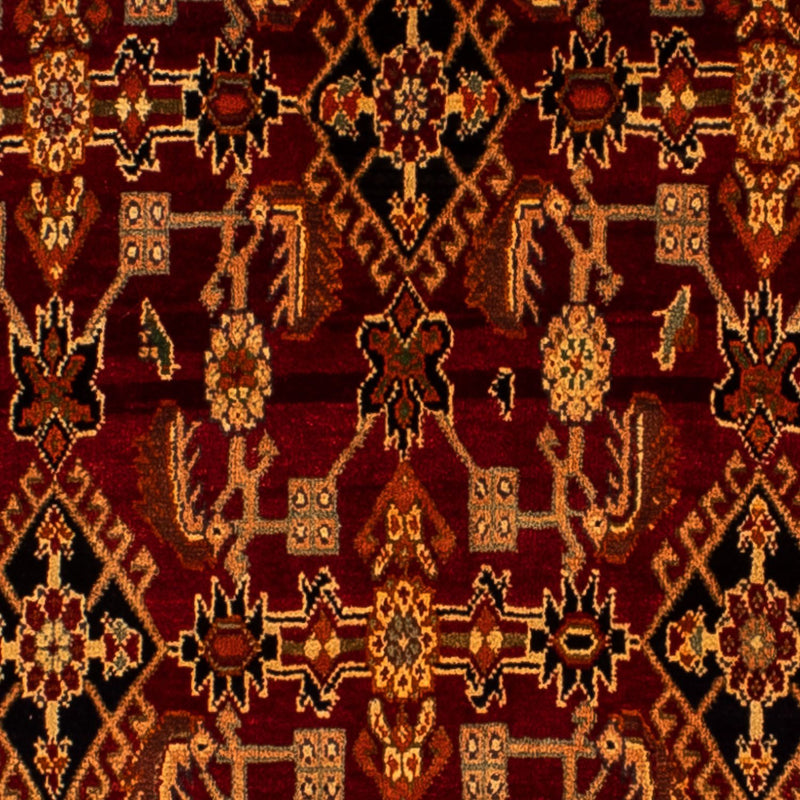 Persisk tæppe - Nomadisk - 308 x 212 cm - mørkerød