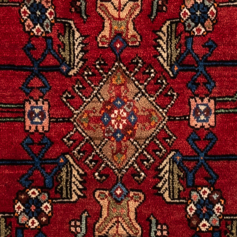 Persisk tæppe - Nomadisk - 155 x 103 cm - mørkerød