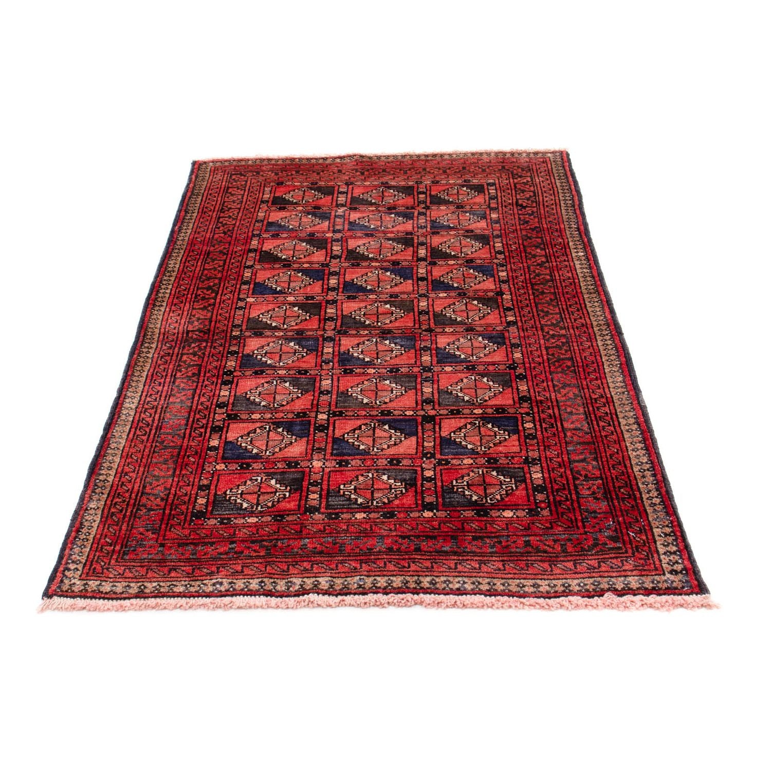 Baluch-tæppe - 151 x 91 cm - lysrød