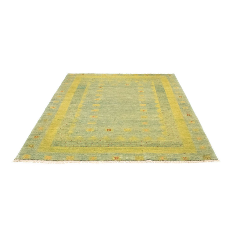 Gabbeh-tæppe - Persisk - 218 x 175 cm - lysegrøn