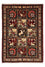 Persisk tæppe - Nomadisk - 160 x 108 cm - mørkerød