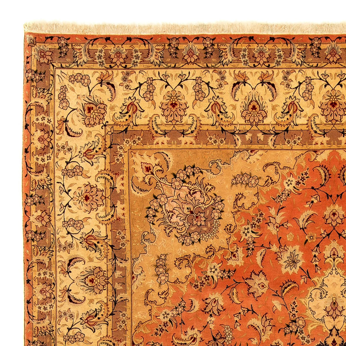 Tabriz - 50 Raj Tæppe 353x246cm - Persisk tæppe