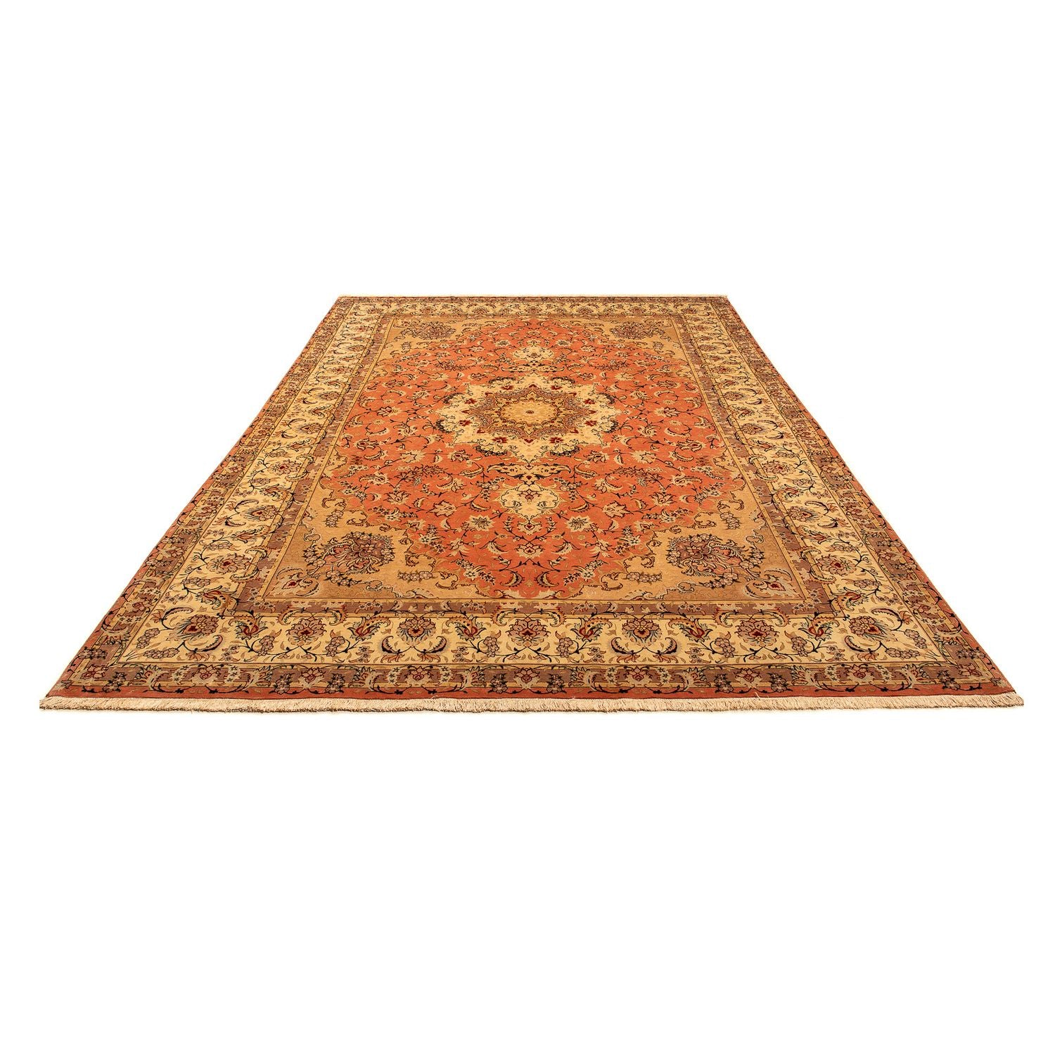 Persisk tæppe - Tabriz - Royal - 353 x 246 cm - rust