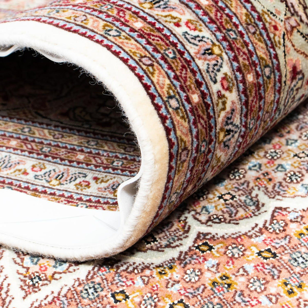 Persisk tæppe - Tabriz - 358 x 248 cm - lys brun