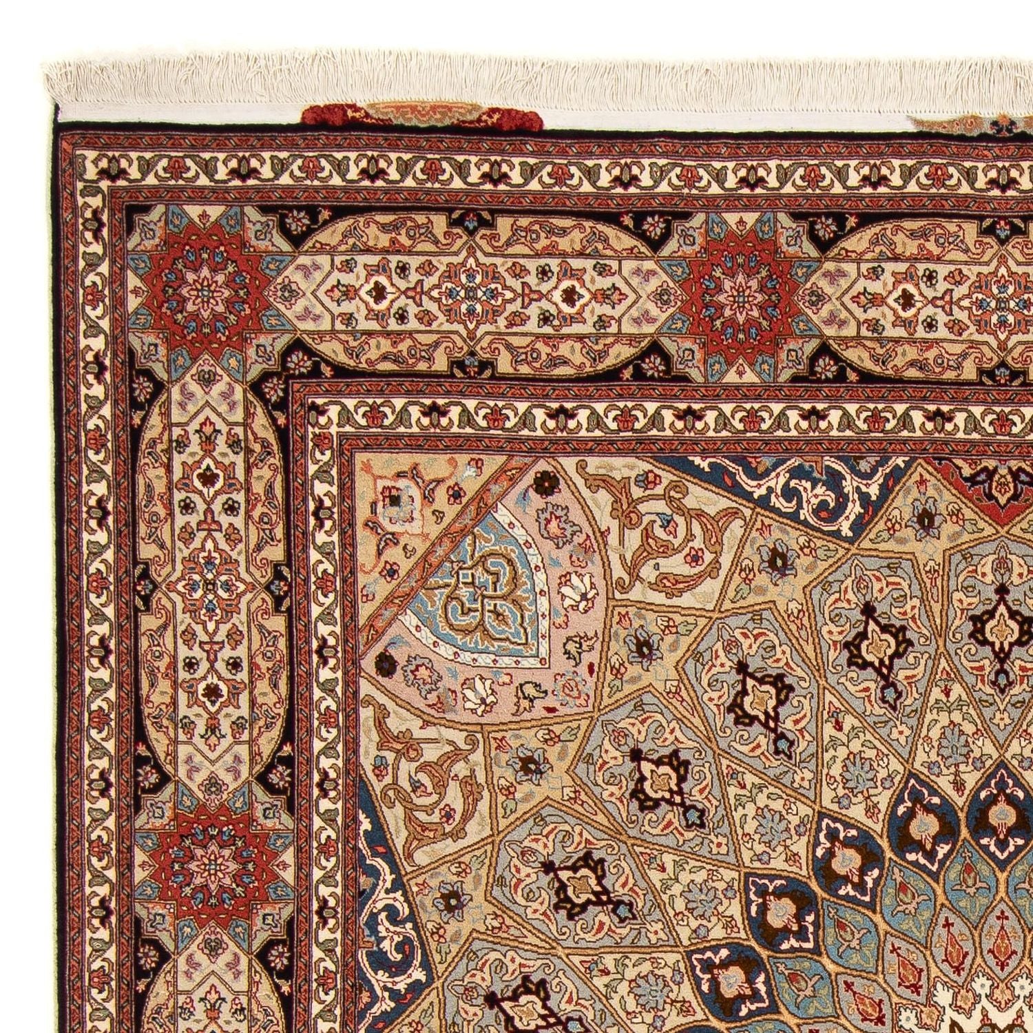 Persisk tæppe - Tabriz - Royal firkantet  - 206 x 204 cm - flerfarvet