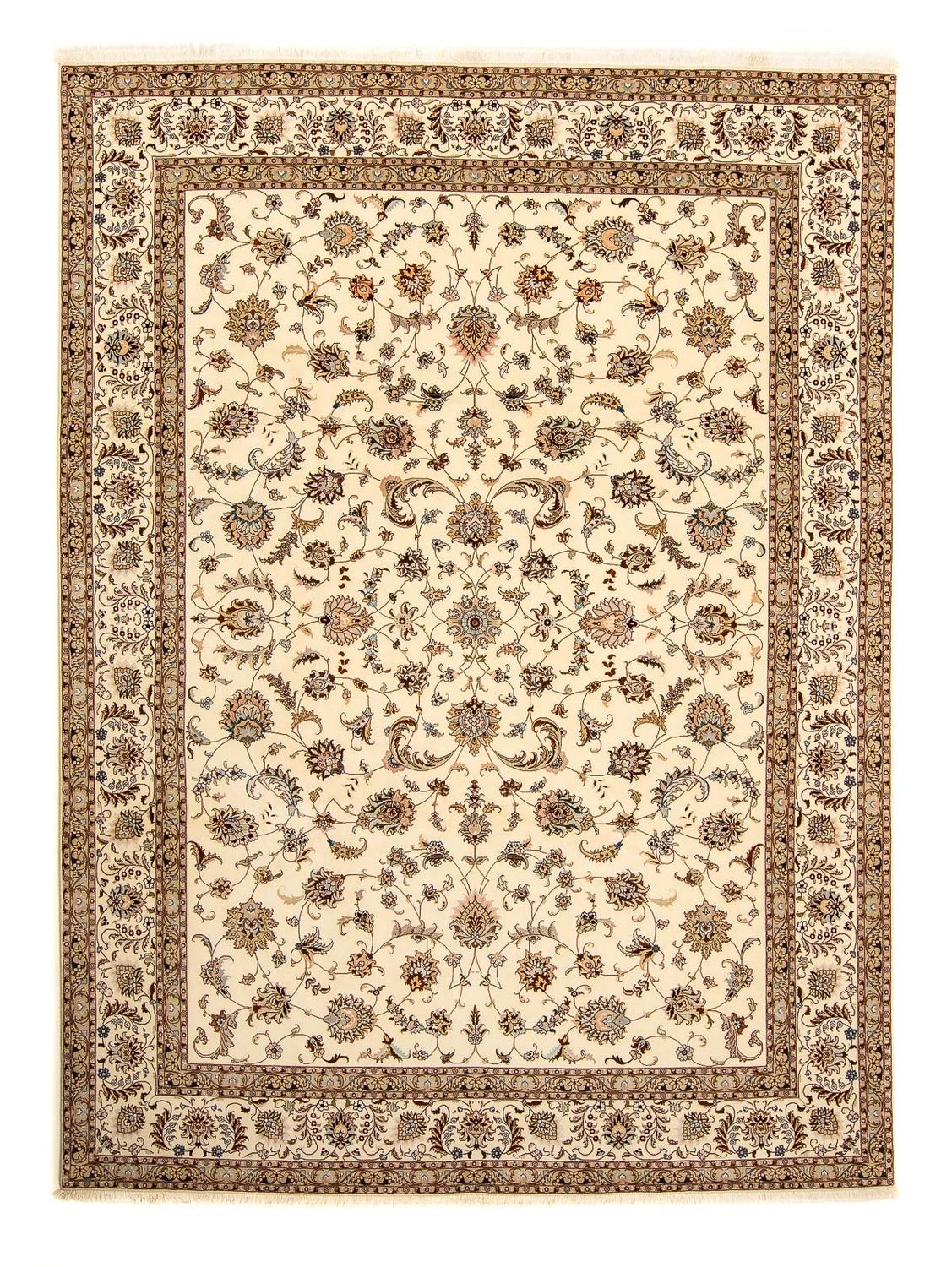 Persisk tæppe - Tabriz - Royal - 357 x 247 cm - beige