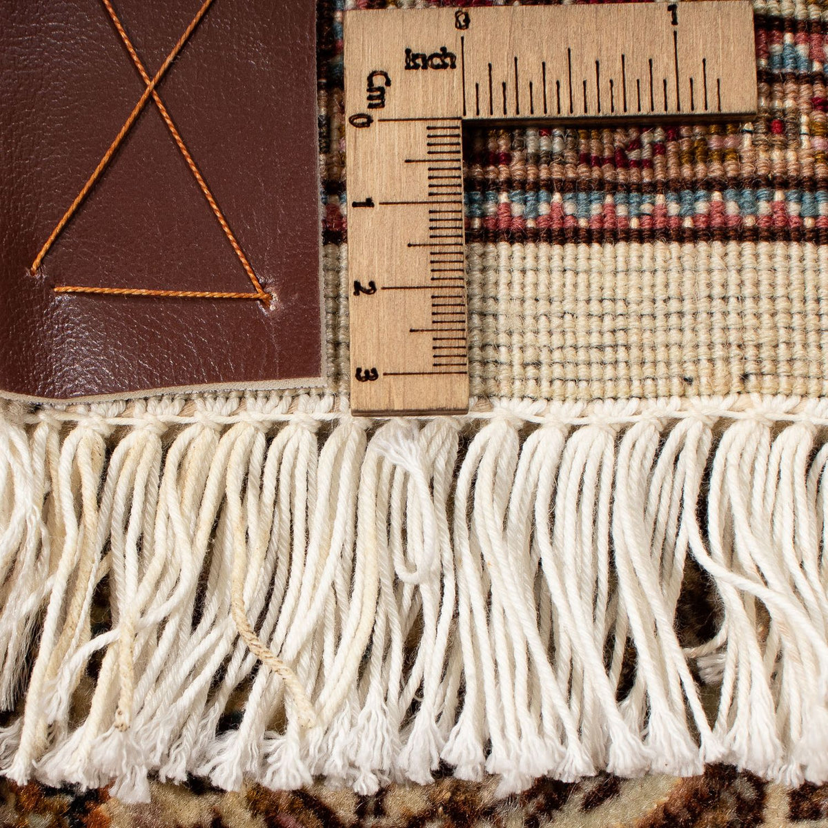 Persisk tæppe - Tabriz firkantet  - 251 x 251 cm - lys brun