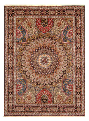 Persisk tæppe - Tabriz - Royal - 403 x 300 cm - flerfarvet